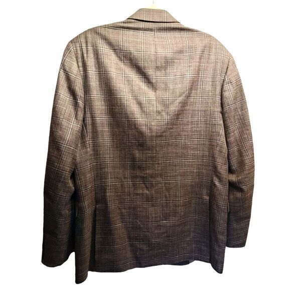Peter Millar X Loro Piana Blazer 40R Wool/Silk/Linen Coat Jacket Brown Italy - Picture 3 of 6